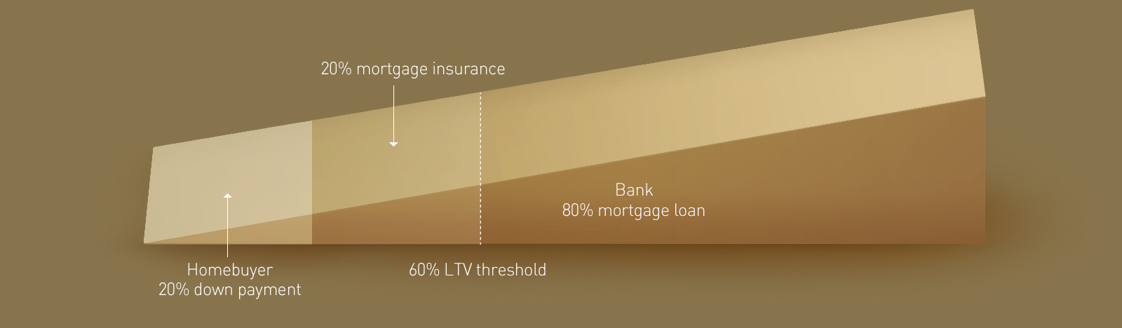 Example of a 80% LTV loan under the MIP